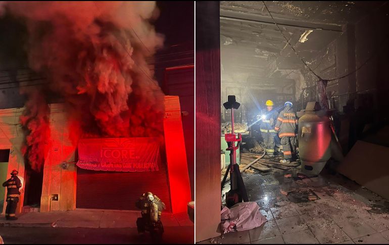 El incendio requirió la evacuación preventiva de 17 personas; no hubo lesionados. ESPECIAL / FACEBOOK Protección Civil GDL