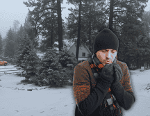 Las imágenes de la nevada fueron compartidas por la Comisión Nacional de Áreas Naturales Protegidas (Conanp). X / @conagua_clima