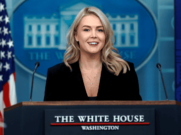 La vocera de la Casa Blanca, Karoline Leavitt, este jueves 20 de noviembre. EFE / W. Oliver