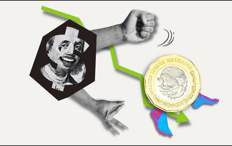 Recuerda que la cotización del dólar cambia a lo largo del día, por lo que su precio final de compra y venta puede variar; de momento, el peso ha sido lapidado. ESPECIAL / Canva