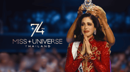 En redes sociales circulan videos del momento de los abucheos a Fátima Bosch. EFE/EPA/R. Yongrit ESPECIAL/Miss Universe