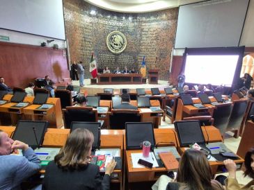 Diego Monraz compareció ante el pleno del Congreso de Jalisco como parte de la glosa del primer informe de gobierno de Pablo Lemus. EL INFORMADOR / M. Hernández