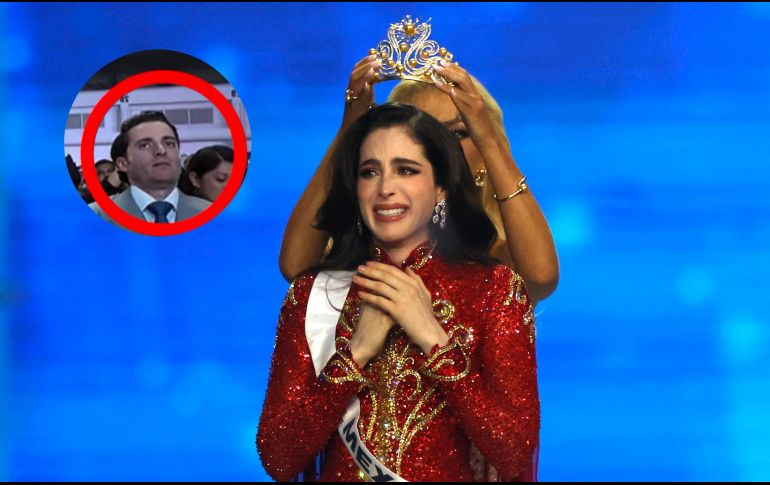 Esta fue la reacción de Bernardo Bosch ante la coronación de su hermana en Miss Universo. EFE / EPA / RUNGROJ YONGRIT