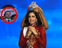 Esta fue la reacción de Bernardo Bosch ante la coronación de su hermana en Miss Universo. EFE / EPA / RUNGROJ YONGRIT