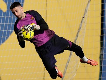 Para este encuentro, el cuadro catalán ya podrá contar con Joan García, luego de una rotura del menisco que lo mantuvo fuera por ocho semanas. EFE/E. Fontcuberta