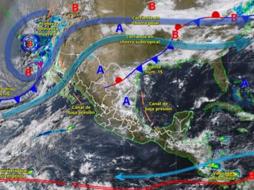 Las condiciones climáticas serán particularmente severas, con valores que podrían caer por debajo de los –10 grados Celsius y con posibilidad de nieve o aguanieve. ESPECIAL/ SMN.