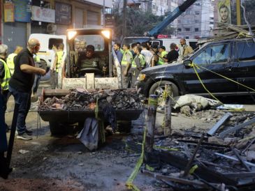 Tras el ataque, el primer ministro del Líbano, Nawaf Salam, afirmó que proteger al pueblo libanés y evitar que el país caiga en "vías peligrosas" es la prioridad del Gobierno. EFE/W. HAMZEH