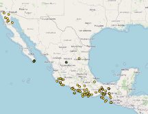 Sismos En Vivo este 24 de noviembre en México. ESPECIAL / SSN