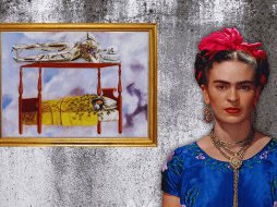 El particular cuadro de Frida Kahlo fue pintado en 1940 y estuvo en manos de un coleccionista privado. EFE / ARCHIVO / ESPECIAL