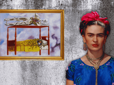 El particular cuadro de Frida Kahlo fue pintado en 1940 y estuvo en manos de un coleccionista privado. EFE / ARCHIVO / ESPECIAL