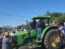 Los bloqueos corresponden a la manifestación de transportistas y campesinos. ESPECIAL