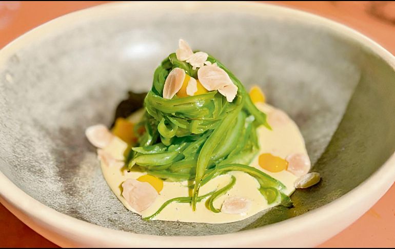 Crema de maíz con ejote. EL INFORMADOR/ F. Salcedo