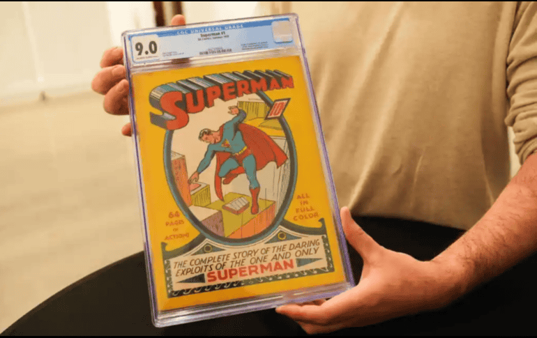 Este es el cómic número 1 de Superman que fue subastado en Texas. AP/ESPECIAL