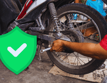 La presión ideal para las llantas de una moto siempre será la que se indique en el manual de usuario. ESPECIAL / CANVA