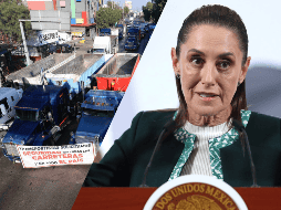 La Presidenta, ante los bloqueos que mantienen transportistas y campesinos, sostuvo que es necesario priorizar demandas legítimas y evitar presiones políticas. EFE / M. Guzmán / SUN / ARCHIVO