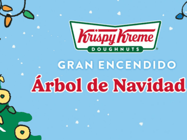 Krispy Kreme encenderá su árbol de Navidad inspirado en Peanuts, con Snoopy como invitado especial del gran festejo. X/@krispykrememx/ESPECIAL
