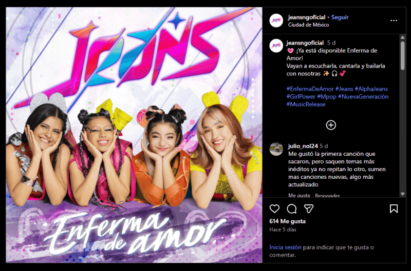  INSTAGRAM / @jeansngoficial