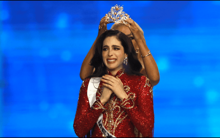 Fátima Bosch Fernández, ganadora de la edición número 74 de Miss Universo. EFE/EPA/R. Yongrit