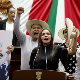 Grecia Quiroz solicitó el registro de la marca Carlos Manzo