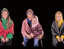 La tercera instalación de Cabosanroque reinterpreta “Viajes y flores” de Mercè Rodoreda como un testimonio vivo del horror de la guerra, entrelazado con voces de mujeres ucranianas refugiadas. CORTESÍA