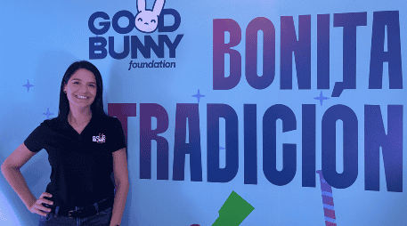 La coordinadora de desarrollo de la Fundación Good Bunny, Camila Vega. EFE/ E. ALAEJOS