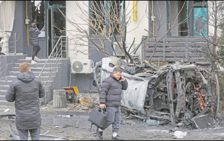 La capital ucraniana fue blanco principal de la agresión rusa. EFE