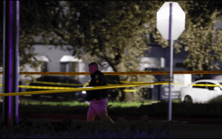 El tiroteo ocurrió poco antes de las 18:00 horas, dentro de un salón de banquetes, a unos 64 kilómetros al sur de Sacramento. EFE / John B. Mabanglo
