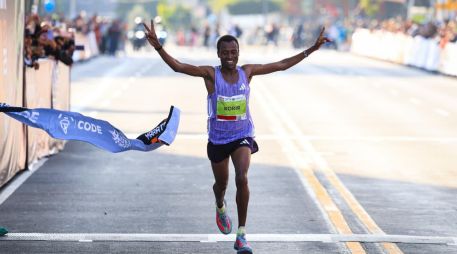 La categoría varonil estuvo marcada por un dominio contundente de los kenianos. El triunfo fue para Sammy Kigen Korir. EL INFORMADOR/J. Acosta