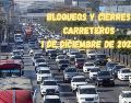 Bloqueos y cierres de carreteras en México este 1 de diciembre. EL INFORMADOR / ARCHIVO