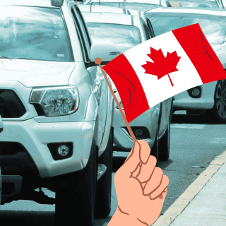 Conductora ayuda a mujer a escapar de su pareja en Canadá