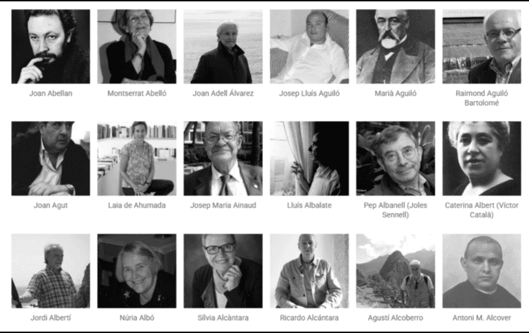 Autores y Autoras de la literatura catalana. ESCRIPTORS.CAT/ESPECIAL