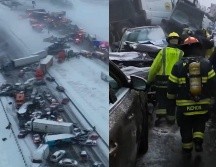 Este accidente ocurrió en medio de una amplia franja de alertas por tormenta invernal que se extiende desde Montana hasta Ohio. ESPECIAL