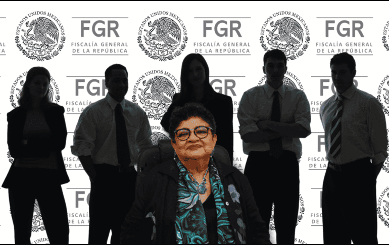 Ernestina Godoy Ramos, encargada de despacho de la Fiscalía General de la República (FGR), también participa por la titularidad. ESPECIAL / CANVA / SUN / ARCHIVO