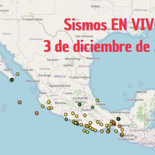 Sismos en México | EN VIVO | 3 de diciembre de 2025