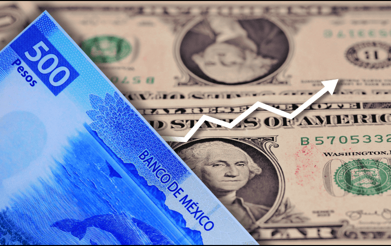 Hoy, las principales divisas monitoreadas por Bloomberg muestran grandes ganancias frente al dólar; la moneda mexicana es la décima cuarta con mayor valor. ESPECIAL