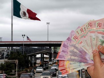 El salario mínimo diario en la zona fronteriza de México con Estados Unidos es más alto, ya que el costo de vida es más alto. ESPECIAL / AFP y CANVA