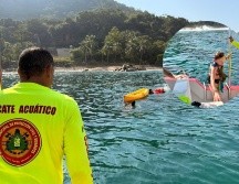 Gracias a la pronta y oportuna intervención de los Guardavidas de Puerto Vallarta, se logró prevenir una situación de mayor riesgo. ESPECIAL / FACEBOOK Protección Civil y Bomberos de Puerto Vallarta