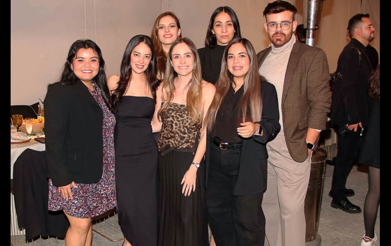 Erika Yamamoto, Claudia Hernández, Yadira Portillo y Rocio Castillo, Luis Benítez, Alejandra Monraz y Yaneth Vázquez. GENTE BIEN JALISCO
