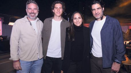 Chema Martínez Gallardo, Robe Grill, Ezbaide Baruqui y Andrés Morales. GENTE BIEN JALISCO / Celebración del legado de Lexus y su cuarto aniversario en Guadalajara