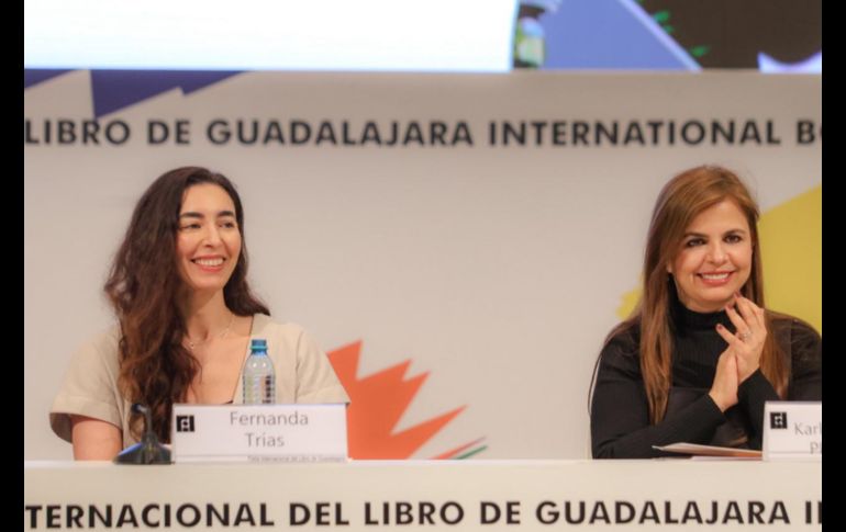 En un discurso amplio, Trías agradeció a colegas, agentes, editores y a su familia por acompañarla durante el proceso creativo y editorial del libro. EL INFORMADOR / A. Navarro