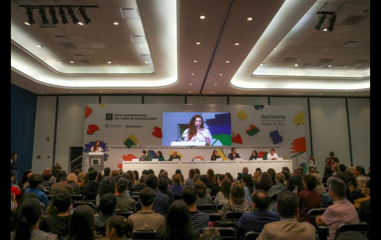 En un discurso amplio, Trías agradeció a colegas, agentes, editores y a su familia por acompañarla durante el proceso creativo y editorial del libro. EL INFORMADOR / A. Navarro