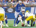 Los Lions vienen de una derrota frente a Packers, colocados en el tercer puesto de la NFC Norte. AFP