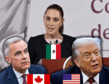 Las reuniones, que se prevén breves, ocurrirán después de que Trump indicó que posiblemente dejará expirar el T-MEC. EFE/EPA/J. Méndez/W. Oliver/S. Thew