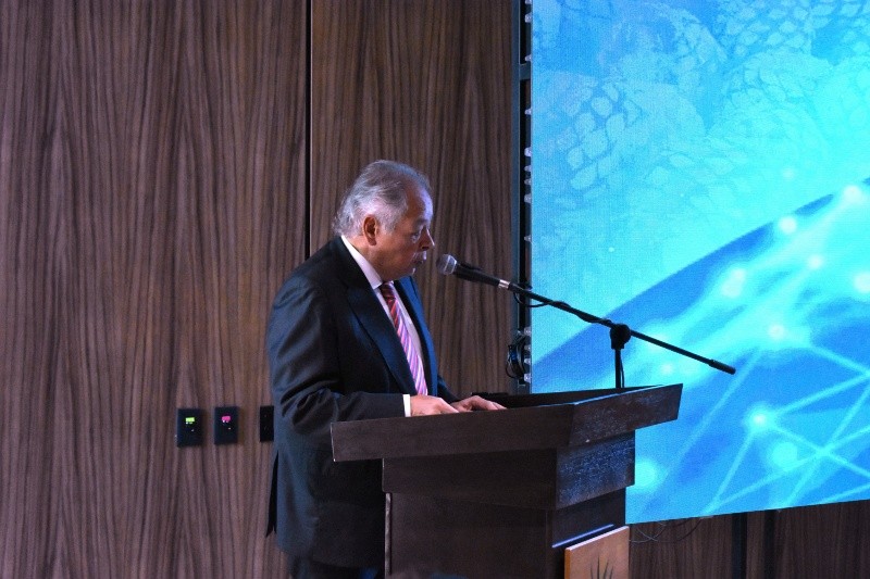 El presidente del CRT, Aurelio López Rocha, destacó durante la inauguración que la agroindustria tequilera trabaja para asegurar un crecimiento sostenible. ESPECIAL