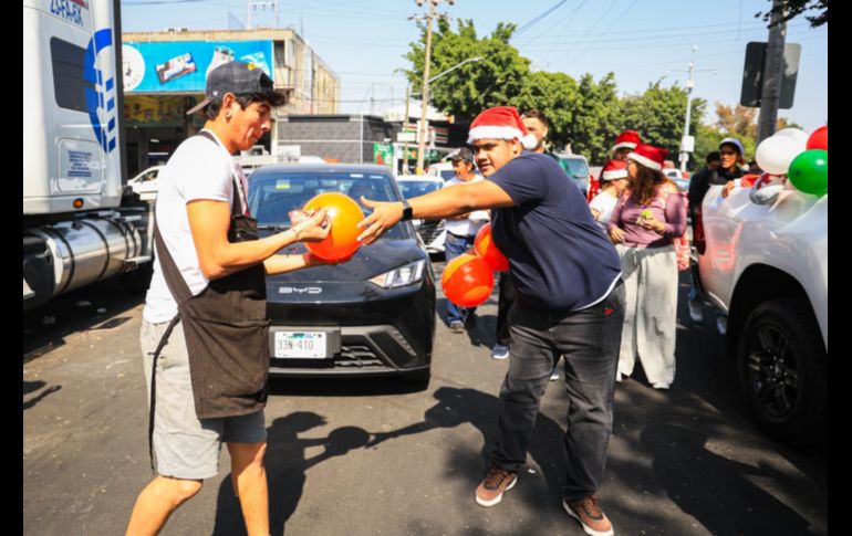 Este recorrido, organizado por el Comité de Damas, estuvo destinado a los empresarios, comerciantes y visitantes del Mercado. EL INFORMADOR/J.ACOSTA