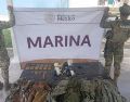 La Secretaría de Marina (Semar) informó que, durante un recorrido de vigilancia efectuado en Huizontla, en coordinación interinstitucional, fue avistada una persona, quién al notar la presencia del personal naval, mostró una actitud evasiva. ESPECIAL
