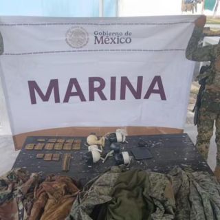 Semar mantiene operativos en Michoacán; aseguran armas y uniformes