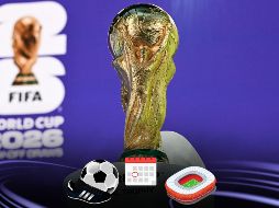 La versión final del calendario de partidos estará disponible en marzo, una vez que se hayan disputado el torneo de repechaje y ahora sí, estén repartidos los 48 boletos para la Copa del Mundo 2026. ESPECIAL / AFP y CANVA
