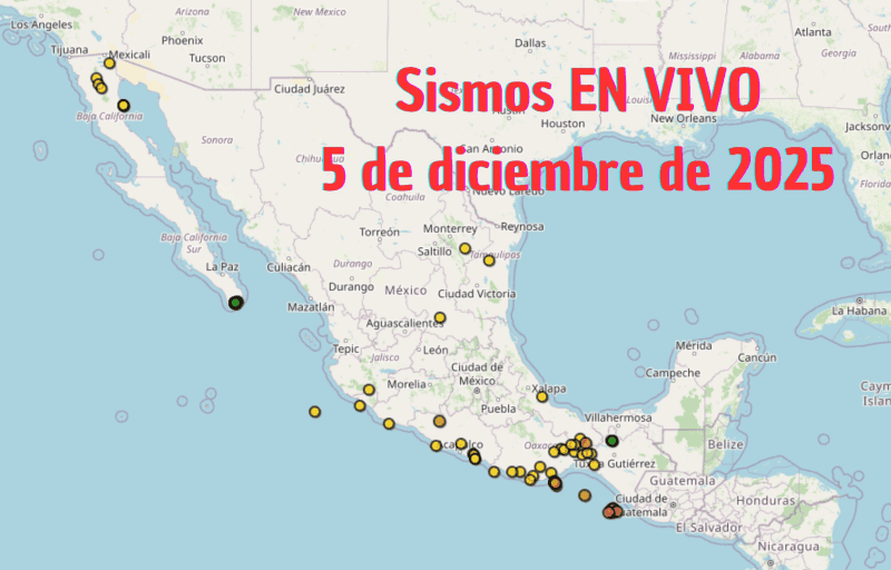  Monitoreo En Vivo de los temblores en México. ESPECIAL / SSN