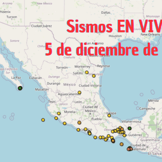 Sismos en México | EN VIVO | 5 de diciembre de 2025
